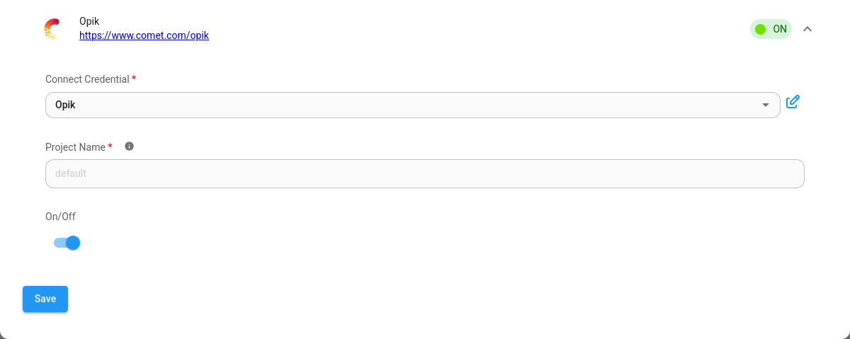 Screenshot of analytics providers enabled